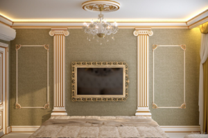 Как использовать колонну из пенопласта?