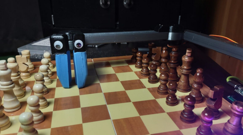 Школяр зібрав робота для гри в шахи, який принижує опонентів