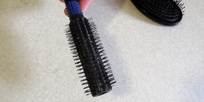 Як очистити гребінець для волосся: розріжте ножицями
