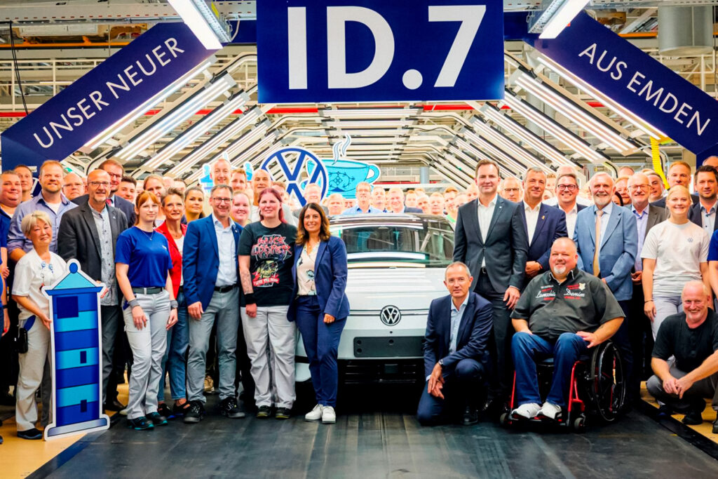 Электрический лифтбек Volkswagen ID.7 запущен в серию