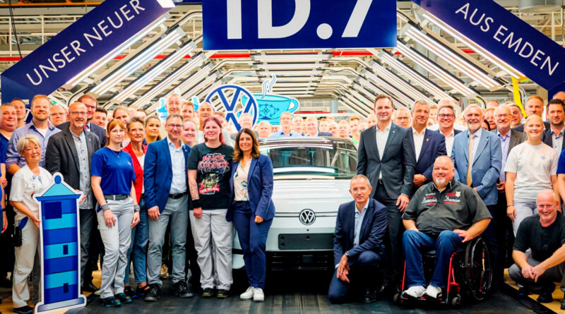 Электрический лифтбек Volkswagen ID.7 запущен в серию