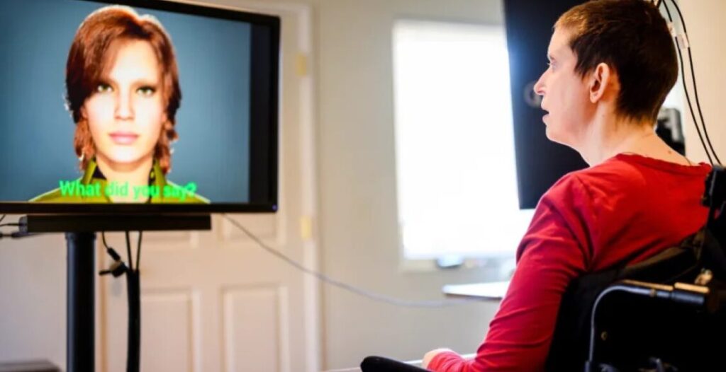 Паралізована жінка «‎заговорила» через цифровий аватар за допомогою інтерфейсу мозок-комп’ютер