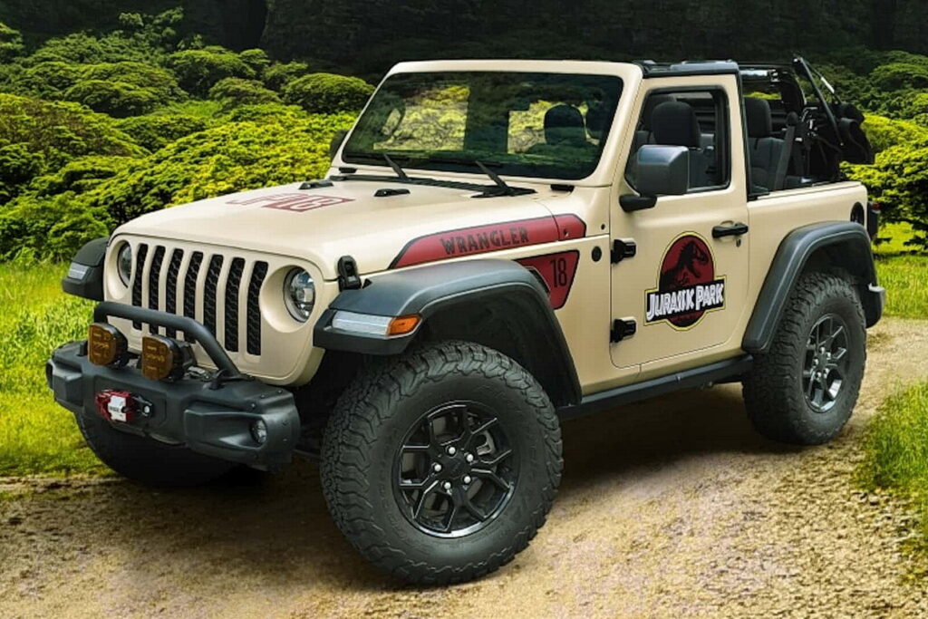 Jeep по-особливому прикрасив Wrangler на честь "Парку Юрського періоду"