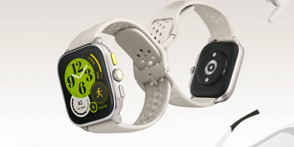 Amazfit представила смарт-годинник Cheetah Square, схожий на Apple Watch Ultra