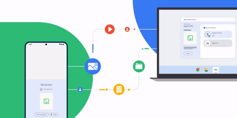 Nearby Share тепер дозволяє пересилати цілі папки між Android-пристроями