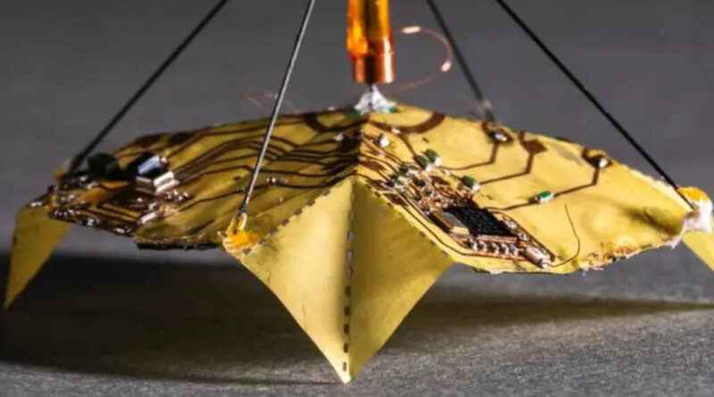 Унікальний дрон, який схожий на кленовий листок, вагою лише 40 грам – вчені показали нову розробку (фото)