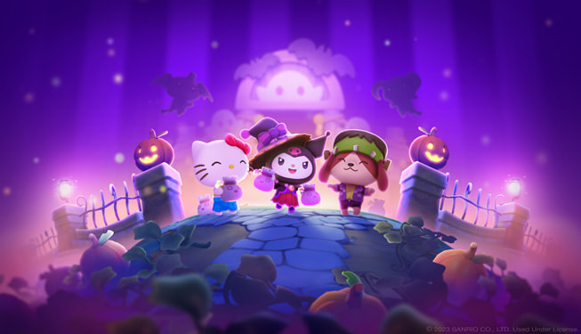Хелло Кітті та друзі з'являються на кадрі з гри Hello Kitty Island Adventure.