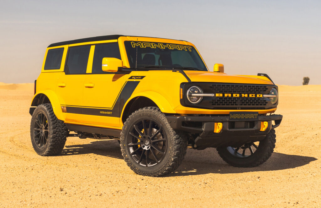 Компанія Manhart вперше допрацювала брутальний позашляховик Ford Bronco