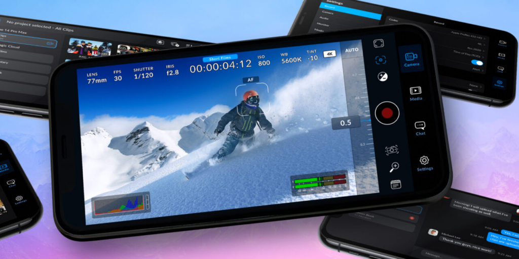 На iPhone вийшла безкоштовна програма для відеозйомки Blackmagic Camera