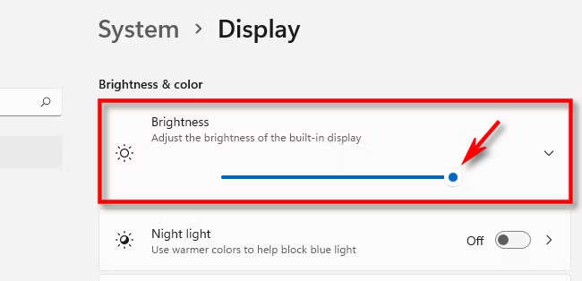 Як змінити яскравість екрана на Windows 11
