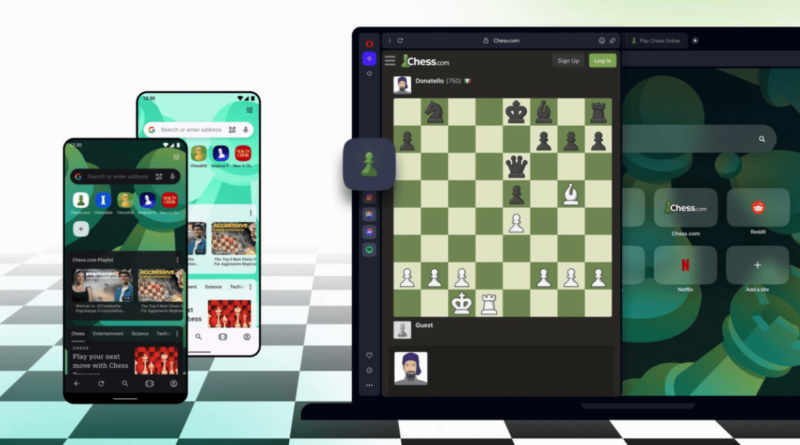 Opera та Chess.com випустили браузер із вбудованими шахами