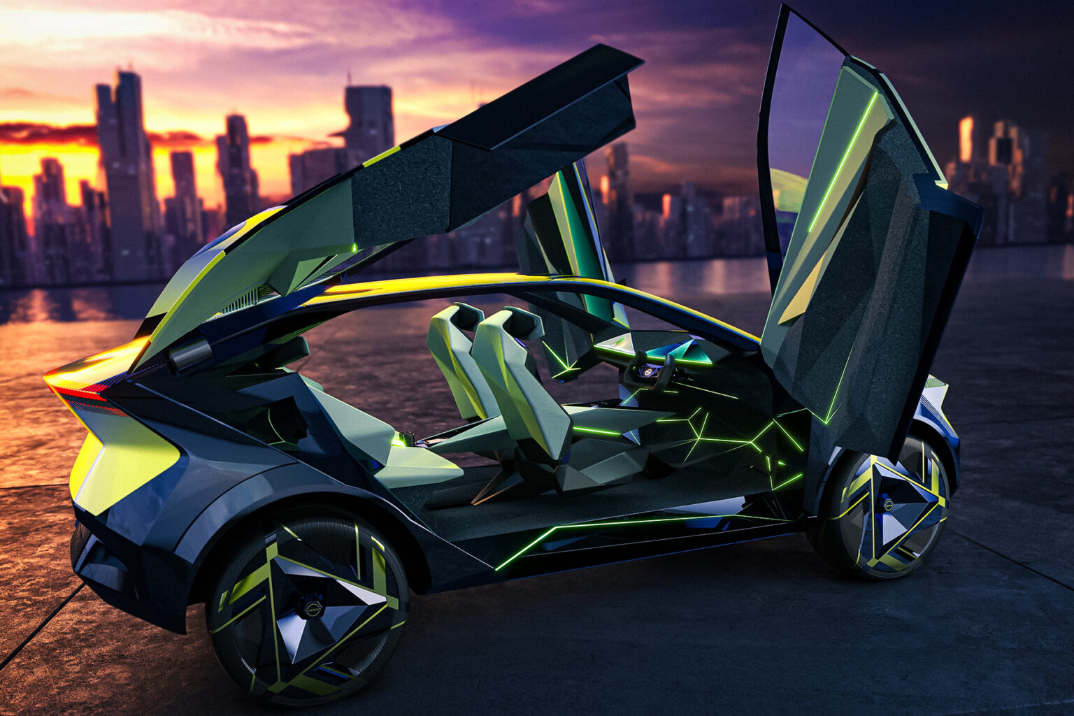 Представлен сверхтехнологичный концепт-кар Nissan Hyper Urban