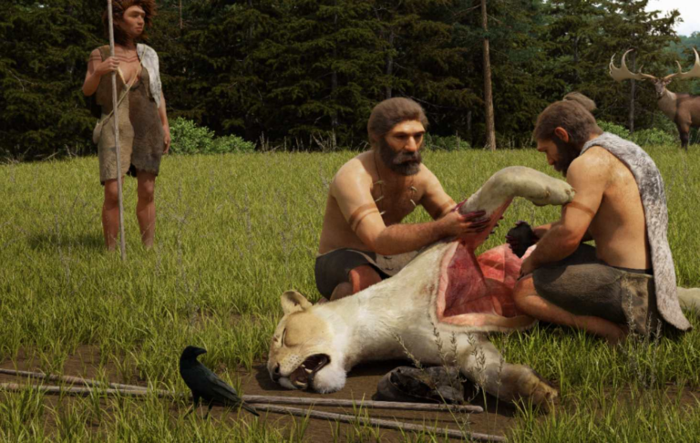 Археологи вперше знайшли свідчення полювання неандертальців на печерних левів