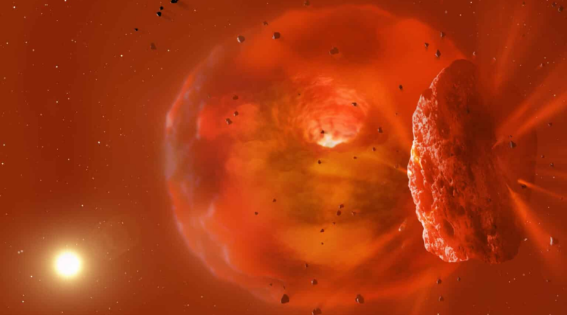 Астрономи вперше побачили випромінювання від зіткнення двох планет