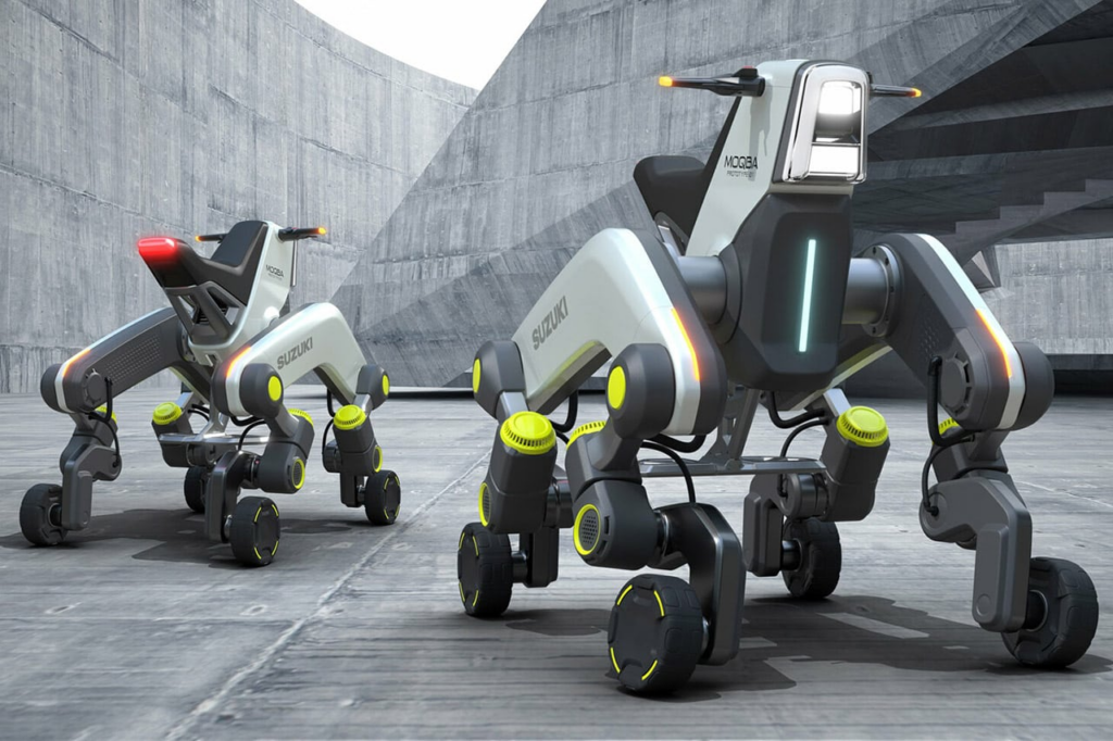 Suzuki представила концепт чотириколісного мотоцикла з "ногами" (ФОТО)