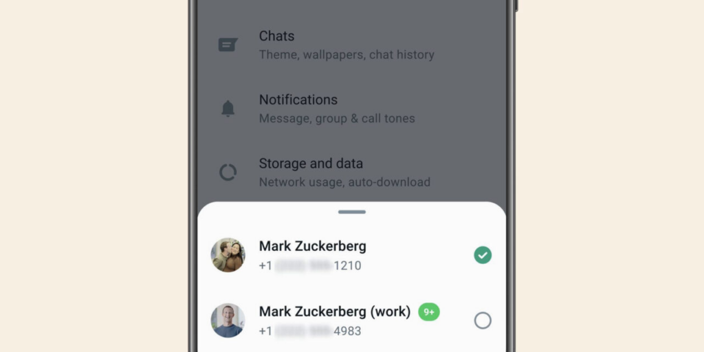 WhatsApp скоро дозволить використовувати два акаунти на одному пристрої