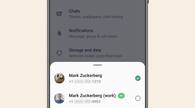 WhatsApp скоро дозволить використовувати два акаунти на одному пристрої