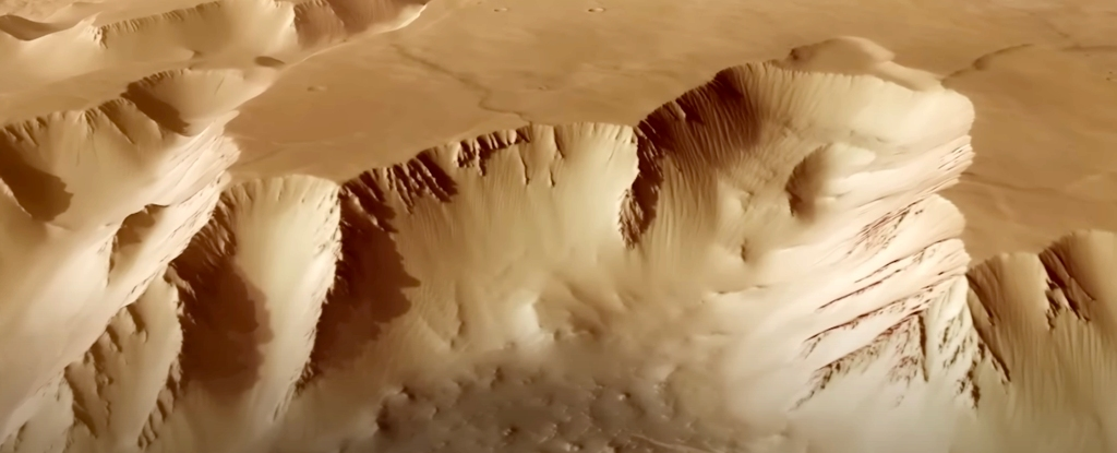Європейське космічне агенство показали, як виглядає дивовижний політ через Марс