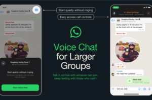 WhatsApp презентувала нову функцію голосового чату для великих груп