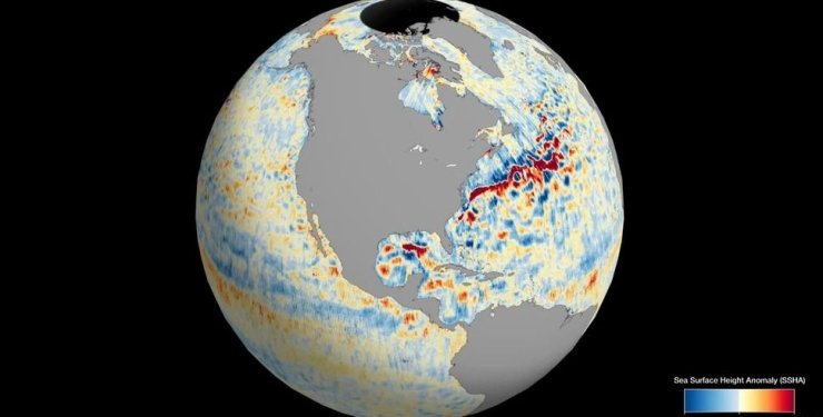 Апарат NASA наніс на карту майже всю воду на Землі: показано рівні глобального океану (відео)