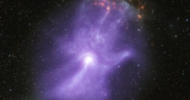 Астрономи розкрили секрети дивовижної туманності-пульсара, яка має назву “рука Бога” (відео)