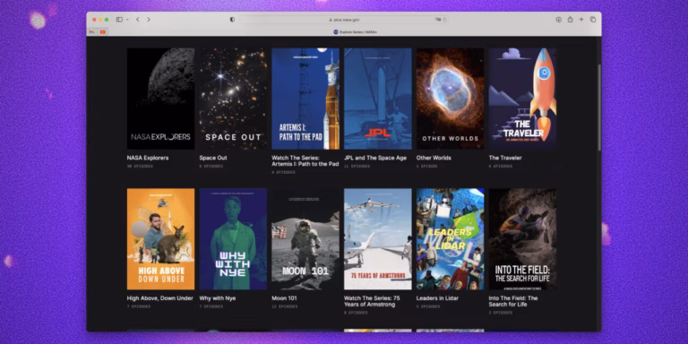 NASA запустило безкоштовний онлайн-кінотеатр про космос