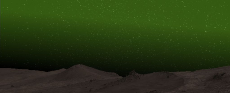 В нічному небі Марса виявлено моторошне зелене світіння