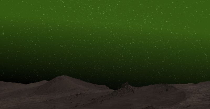 В нічному небі Марса виявлено моторошне зелене світіння