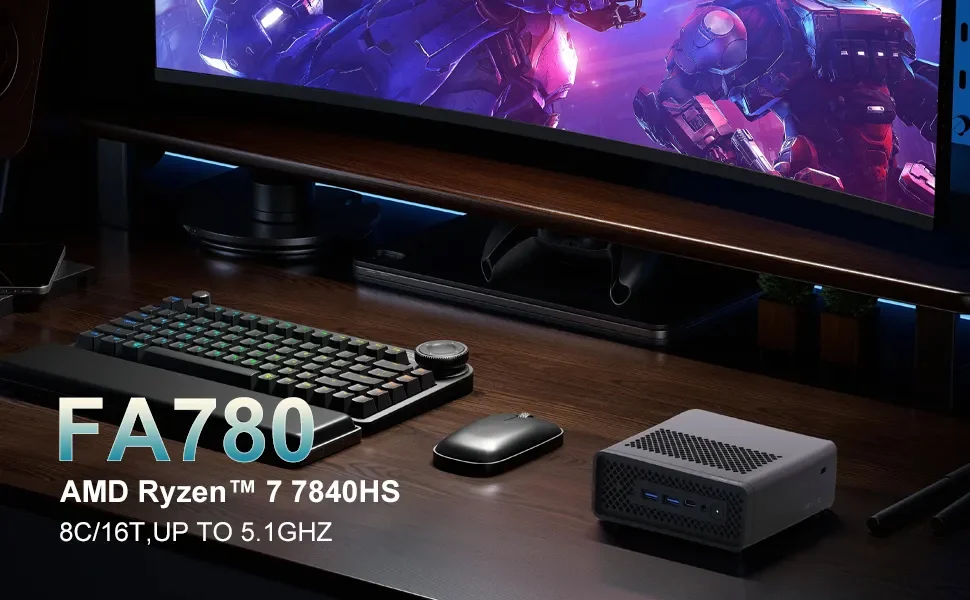 Міні-ПК Kingnovy FA780 з процесором Ryzen 7 7840S представлений за ціною від $436