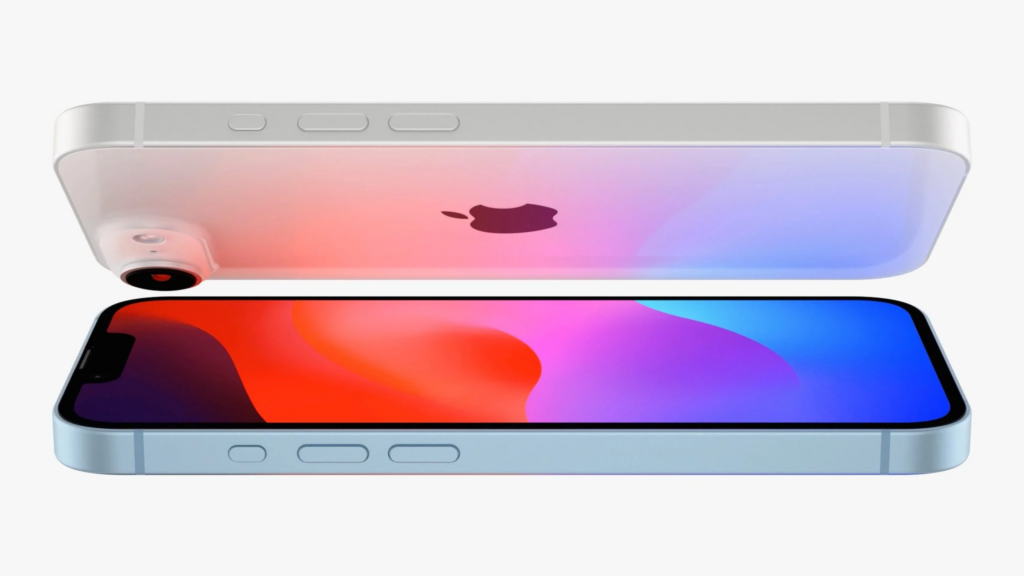 Концептуальний рендер iPhone SE 4 демонструє сучасний дизайн з кнопкою дії та 48-мегапіксельною камерою