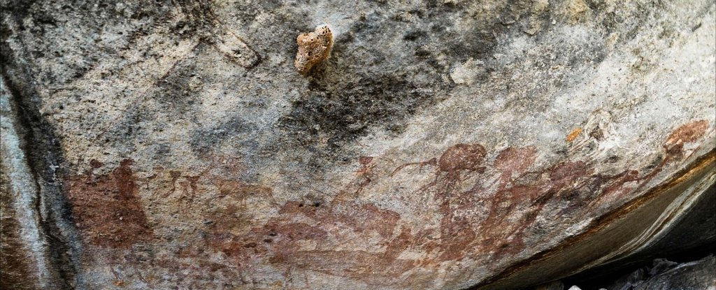 Моторошні фігури з величезними головами знайшли намальованими в скельному притулку в Танзанії