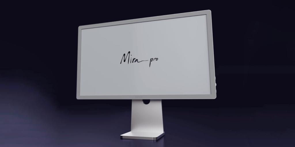 Onyx випустила оновлений монітор Boox Mira Pro з екраном E-Ink і підсвічуванням