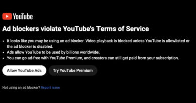 YouTube запустив глобальне блокування блокувальників реклами, яке раніше тестувалося