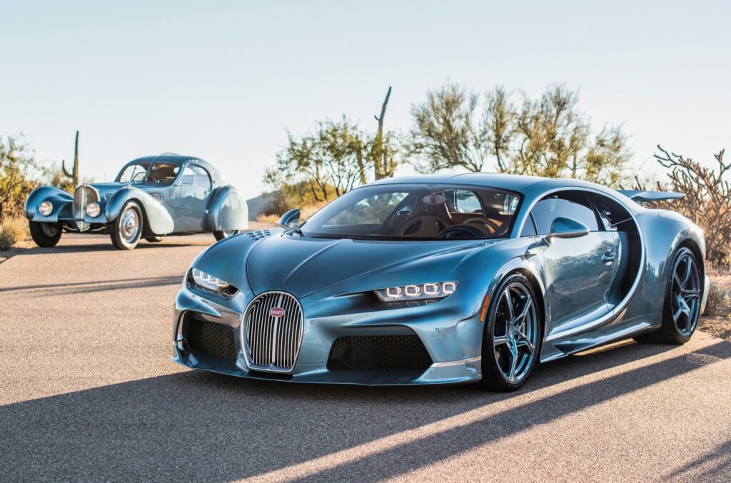 Компанія Bugatti показала унікальний Chiron Super Sport за мотивами купе Type 57 SC Atlantic