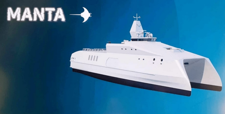 Американці показали концепт безпілотного катамарана MANTA