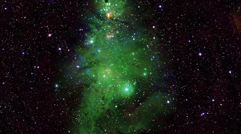 Телескопи NASA показали "новорічну ялинку" в космосі