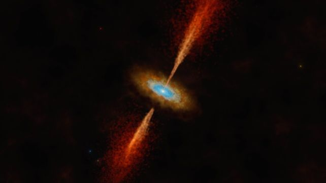 Астрономи вперше виявили диск, що обертається навколо зірки в іншій галактиці