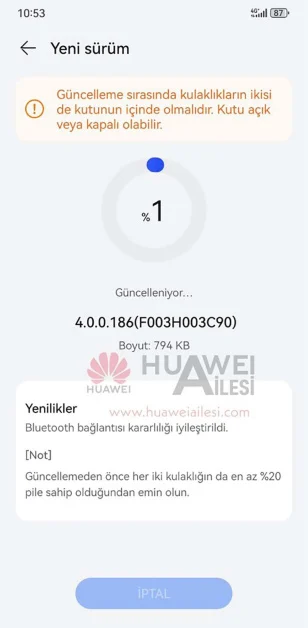 Huawei випускає перше оновлення програмного забезпечення для навушників FreeClip