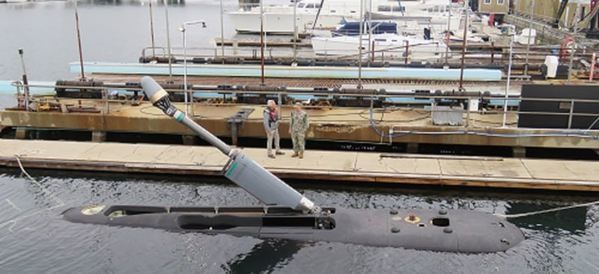Американські ВМС отримали безпілотний підводний човен Orca