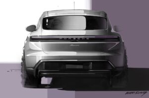 Компанія Porsche опублікувала ескізи кросовера Macan нового покоління