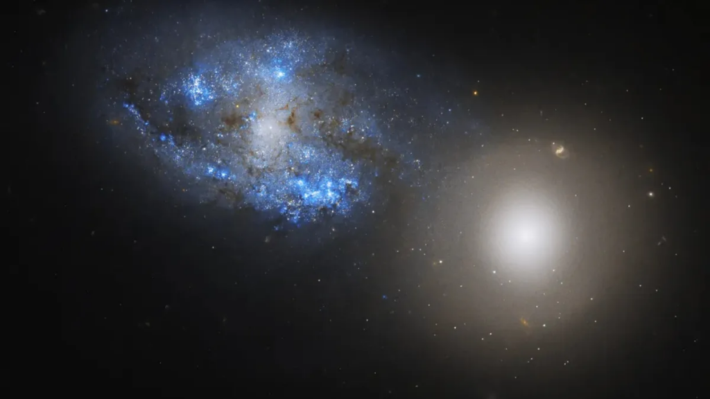 Погляд космічного телескопа "Хаббл" на галактичне зіткнення перетворили на пісню