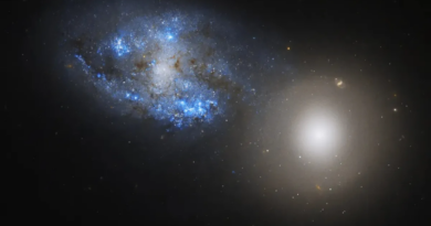 Погляд космічного телескопа "Хаббл" на галактичне зіткнення перетворили на пісню