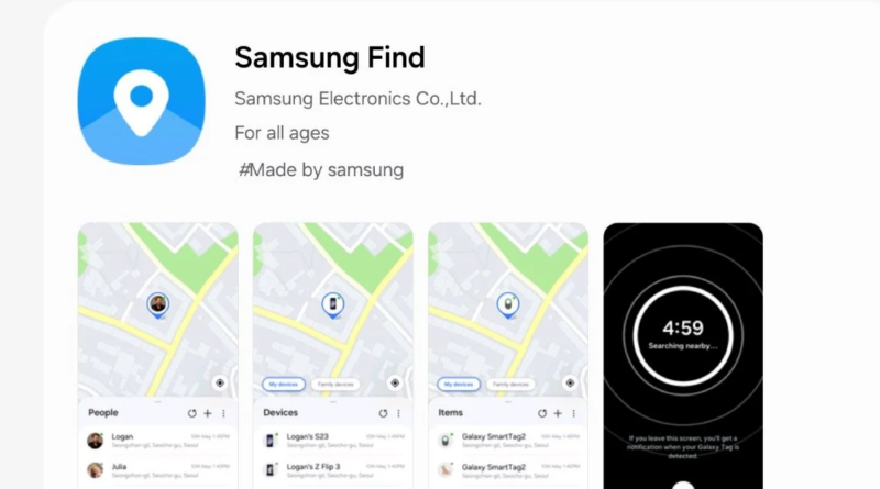 Новий додаток Samsung "Samsung Find" тепер доступний для пристроїв Galaxy і замінює SmartThings Find