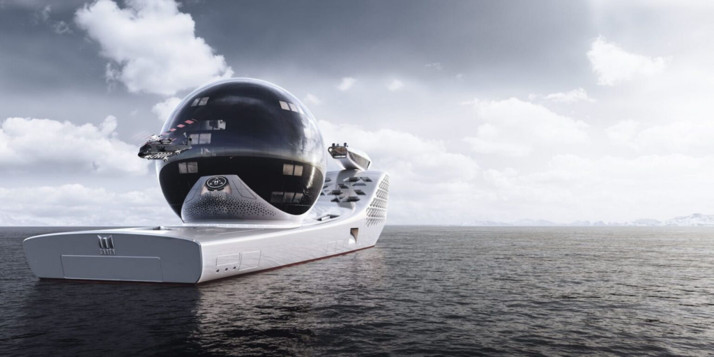 Компанія Iddes Yachts показала футуристичний концепт науково-дослідного судна