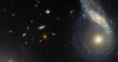 "Хаббл" отримав зображення двох спіральних галактик, що зливаються