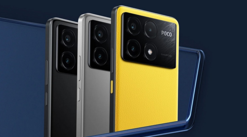 Xiaomi представила Poco X6 і X6 Pro з великими та яскравими екранами