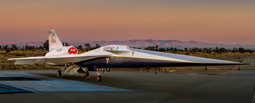 NASA представило неймовірний X-59: унікальний експериментальний надзвуковий реактивний літак