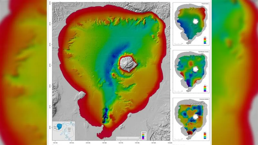 Дивна магнітна "аномалія" вперше виявлена на нових картах озера Роторуа