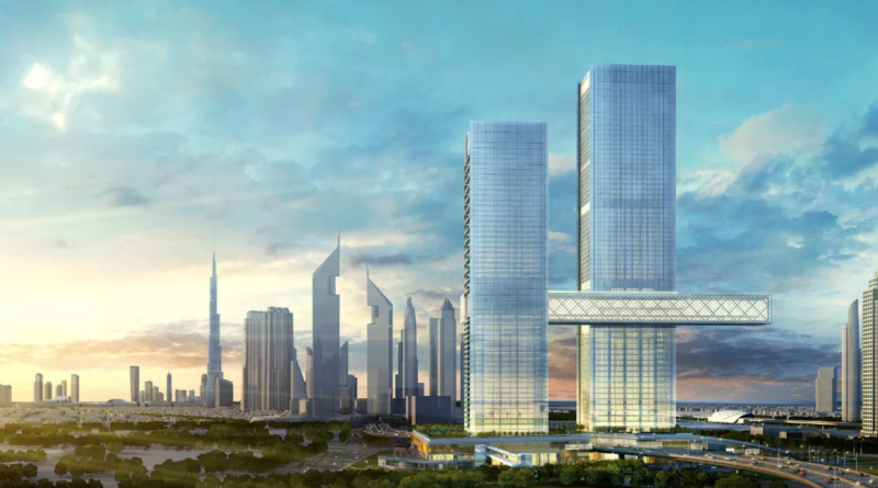 Подвійний хмарочос у Дубаї стане найдовшою консольною будівлею на Землі