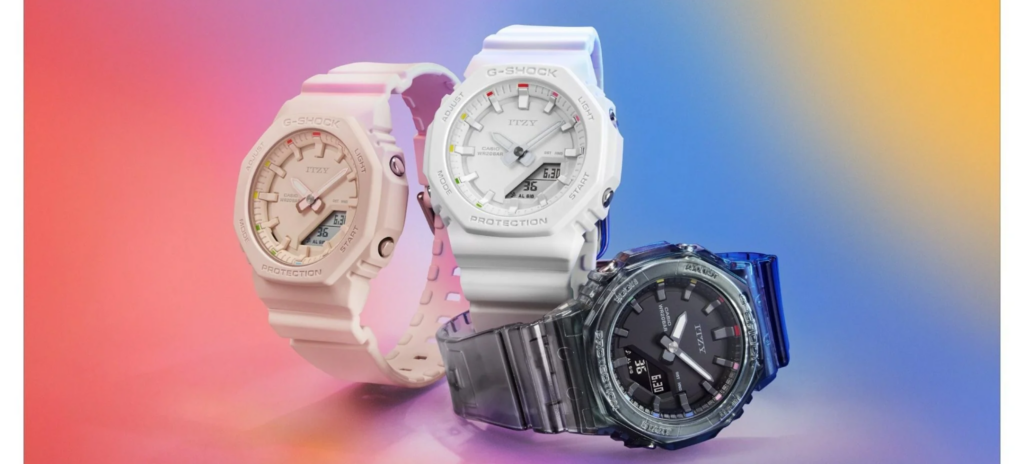 Casio співпрацює з K-POP Group ITZY для запуску нового годинника G-SHOCK